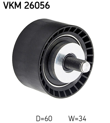 Deflection/Guide Pulley, timing belt - VKM 26056 SKF